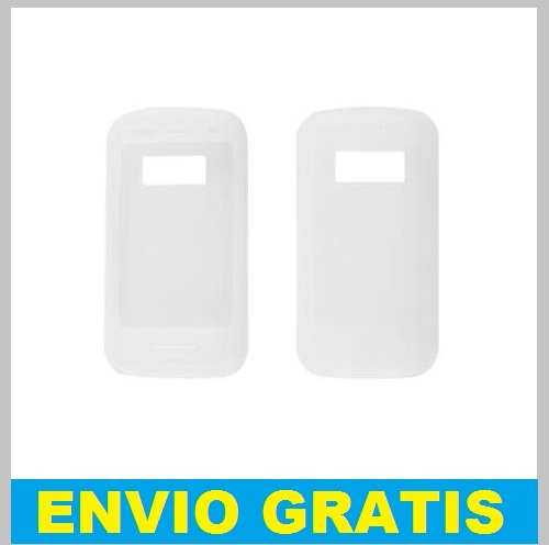 FUNDA SILICONA PARA NOKIA C6-01 BLANCA